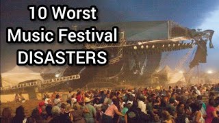 10 Worst Music Festival DISASTERS [upl. by Suzette562]