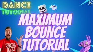 How to do the Fortnite Maximum Bounce Emote Tutorial 2022 [upl. by Teillo]