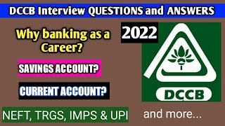 dccb interview questions and answers 2022  dccb interview questions 2022 dccb [upl. by Olegnaleahcim271]