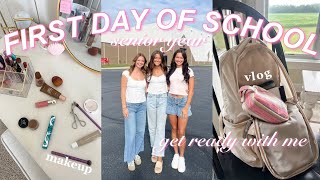 FIRST DAY OF HIGH SCHOOL GRWM  VLOG  senior year [upl. by Beckie]