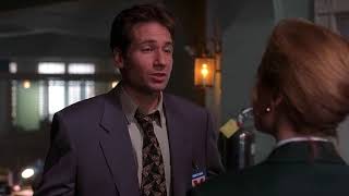 Mulder grabs Scullys necklace 1x03 [upl. by Lowis]