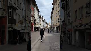 Schaffhausen in Switzerland Vorstadt and Schwabentor Hyperlapse film [upl. by Pearla617]