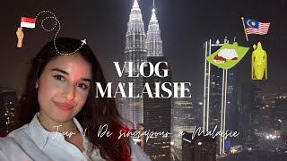 Vlog 1 🇲🇾 Mon premier jour en Malaisie toute seule trajet de Singapour à KL activités… [upl. by Roose]