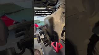 Humvee Rear axlehalf shaft Removal [upl. by Ystap]