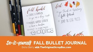 Fall Planner Checklist Tutorial w Boho Berry [upl. by Brandice987]