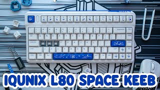 IQUNIX L80 Cosmic Traveller Mechanical Keyboard  TTC Speed Silver Switches [upl. by Billen612]