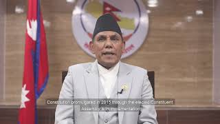 Rt Hon Narayan Prasad Dahal Chairperson of the National Assembly of Nepal [upl. by Narrat]