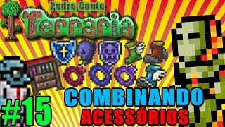 Terraria 15  PC  Combinando Acessórios Spectre Boots Obsidian Shield e Mana Regeneration Band [upl. by Oletha]