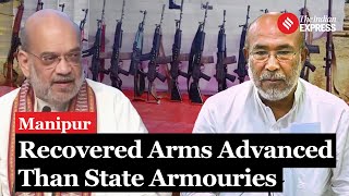 Manipur News 30 Recovered Weapons Are More Advanced Than State Armouries Officials Reveal [upl. by Ardnasal276]