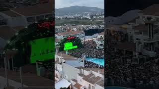 Ushuaia Beach Resort view from our room of the concert poolside [upl. by Topliffe]