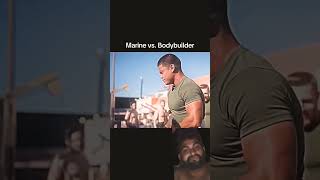 MARINE VS BODYBUILDER shorts marinebodybuilder gym mindset motivation selfimprovement [upl. by Prem]