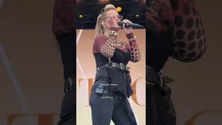 Anastacia sings Left Outside Alone acapella in Denmark [upl. by Danita]