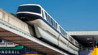 Walt Disney World Monorail Journey from TTC to Magic Kingdom Relaxing Ride with Breathtaking Views [upl. by Ozzy]