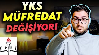 TÜM LİSE  YKS MÜFREDATI DEĞİŞİYOR  BU BİZİ NASIL ETKİLER [upl. by Trotta]