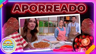 Aporreado receta fácil y rápida con la Chef Ingrid Ramos  Sale el Sol [upl. by Nylikcaj]