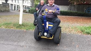 Quergefälle Schrägen Rollstuhl Segway Test [upl. by Ettezoj]