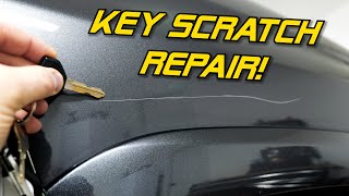 How to Remove Scratches on a Car  Touch Up Paint Pen Review [upl. by Graehme]