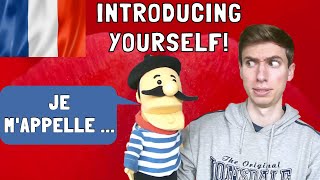 GREETINGS AND INTRODUCTIONS 👋 How to Introduce Yourself in French for Kids 🇫🇷 FREE Lesson Plan Below [upl. by Aiekat]