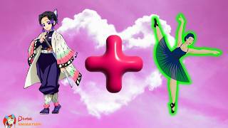 Demon Slayer 🩰 Ballet and Dance Animated Memes with Incredible Transformations Shocking Dance Show [upl. by Horodko]