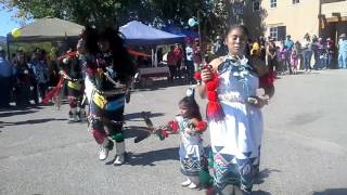 Jemez Seasonal Dance Group  Open Air Market 2015 [upl. by Ahsikcin590]