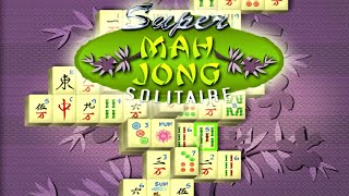 Super Mahjong Solitaire by GameHouse Windows game 2003 [upl. by Javler]