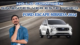 FORD ESCAPE HIBRIDA PLATINIUM 2024 [upl. by Rozina480]