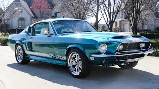 1968 Ford Mustang Fastback Shelby GT500 Tribute For Sale [upl. by Llehcar]