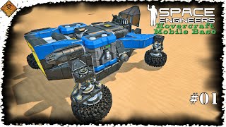 Getting Started With A Brand New Series  Hovercraft Mobile Base  Space Engineers Time Lapse 01 [upl. by Koslo363]