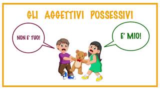 Gli aggettivi possessivi [upl. by Mccallion]