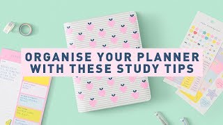 Organise your Planner with these Study Tips [upl. by Vowel]