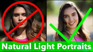 4 Natural Light Outdoor Portrait Setups Using The Perfect Modifier [upl. by Bowne]