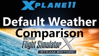 XPlane 11 vs FSX Weather  HURRICANE crosswinds in a Cessna 172 [upl. by Pas]