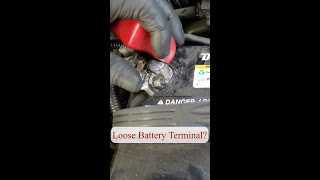 How to fix a Loose Battery Terminal Cheap and Easy Shorts [upl. by Idram]