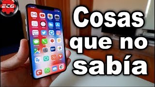 Cosas que no sabía del iPhone X [upl. by Onileba]