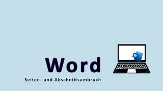 Word Seitenumbruch Abschnittsumbruch [upl. by Huttan]