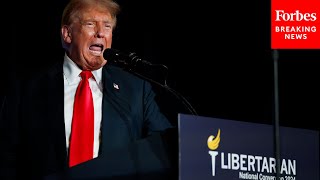 FULL SPEECH Trump Endures Boos Calls For Support In Speech To Libertarian Party Convention [upl. by Lamhaj367]