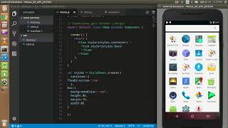 ReactNative tutorial  14 make simple grid with style  flex wrap [upl. by Else]