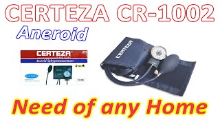 Certeza Aneroid sphygmomanometer CR 1002  Best Blood Pressure Monitor in Pakistan [upl. by Leissam105]