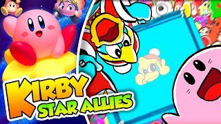 ¡La araña saltarina  03 Kirby Star Allies en español Switch con Naishys [upl. by Helban826]