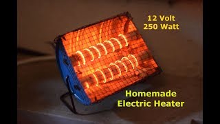 Room Heater  How to make DC Room Heater  Homemade Space Heater [upl. by Nedyrb153]