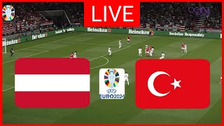 🔴ÖSTERREICH gégen TÜRKEI LIVE Achtelfinale I UEFA EURO 2024 I LIVE FUSSBALLSPIEL HEUTE [upl. by Sucramej]