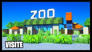 VISITE DE MON ZOO SUR MINECRAFT World Tour [upl. by Ibson338]