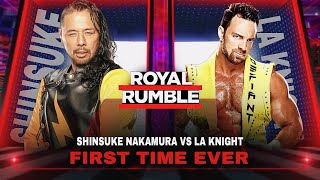 WWE 2K23  Shinsuke Nakamura VS La Knight  Royal Rumble [upl. by Cristian438]