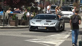 Supercars Velden Wörthersee 2022 3  LOUD Sounds Twin Turbo Huracan Straight California amp More [upl. by Eisenstark]