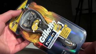 Gillette Fusion Proshield Razor UNBOXING 퓨전 프로쉴드 플렉스볼 면도기 개봉기 [upl. by Aisad]