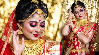 Bridal Makeup  Bengali Bridal Makeup  Bridal Makeup Tutorial Step by Step [upl. by Hairahs]