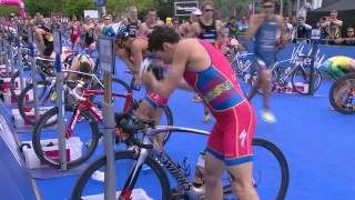 2014 PruHealth World Triathlon London Mens Recap [upl. by Hamo]