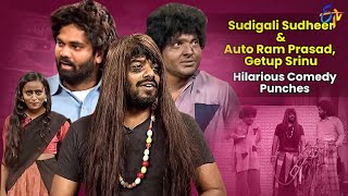 Sudigali Sudheer Auto Ramprasad amp Getup Srinu Hilarious Comedy Punches Extra JabardasthETV Telugu [upl. by Casper]