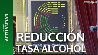 El Congreso aprueba la medida del PSOE sobre la tasa de alcoholemia [upl. by Turk]