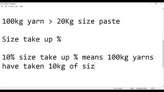 Weaving Technology Sizing  Initial Concepts [upl. by Sauls]